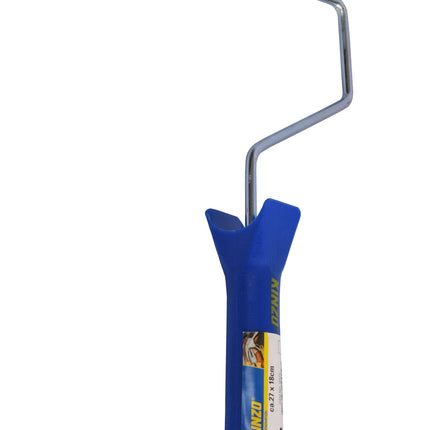 Complete Verfroller Set - Schuimroller en Verfkwasten - Blauw - 18 cm Breed - Perfect voor Muren en Plafonds