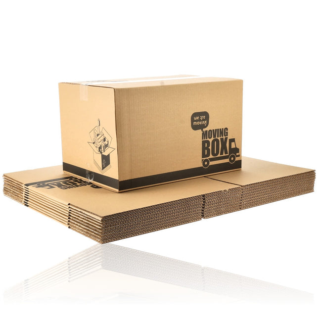 Verhuisdozen 50L - Set van 5 - Stevige Verhuisdozen 50x35x30 cm - Bestel Verhuisdozen Online