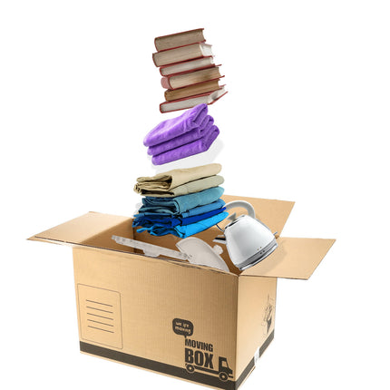 Verhuisdozen 95L - Set van 10 Verhuizen Doos Groot - 55 kg Draagkracht - 60x40x40 cm - Professioneel