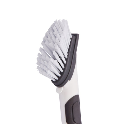 Kunststof Afwasborstel en Keukenhulpjes Set - Wit - 5.40cmx25cmx25cm