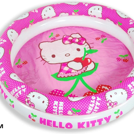 Zwembad kopen - Zwembad meisjes opblaaszwembad Hello Kitty meisjes 90 cm PVC roze/wit
